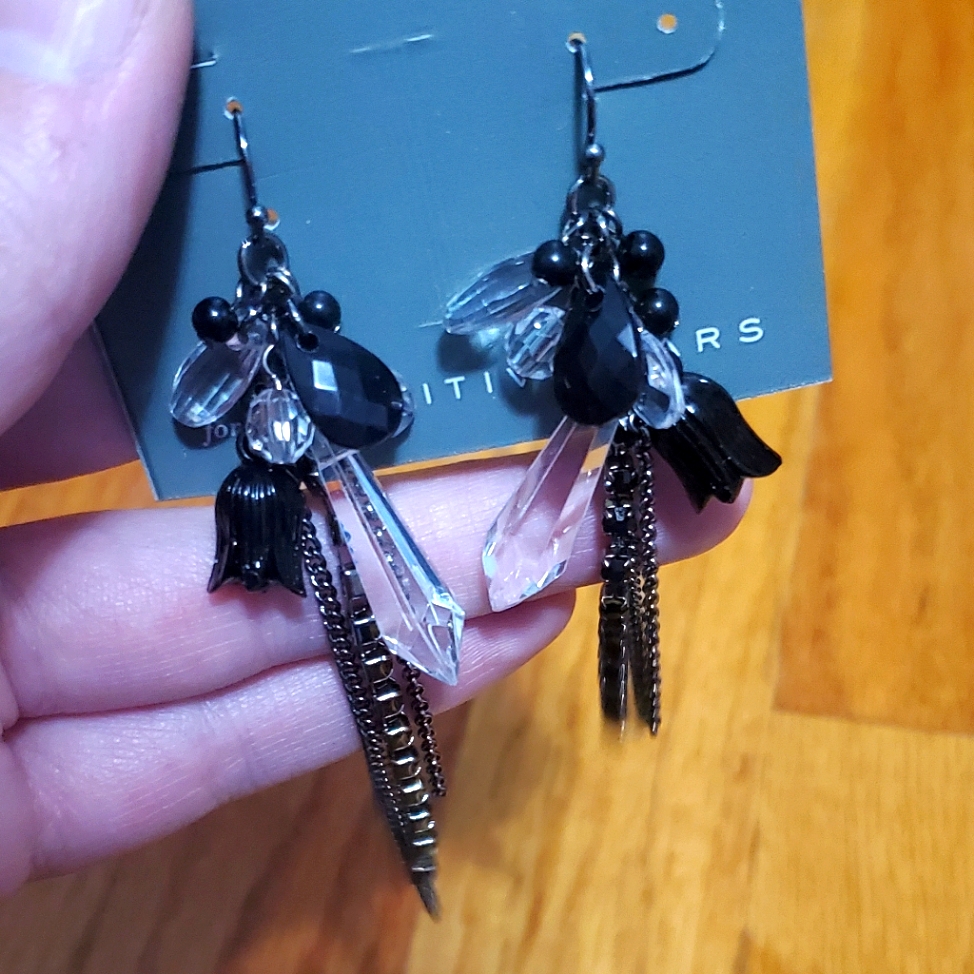 New! Museum Collection Artistic Eclectic Long Dangle Earrings